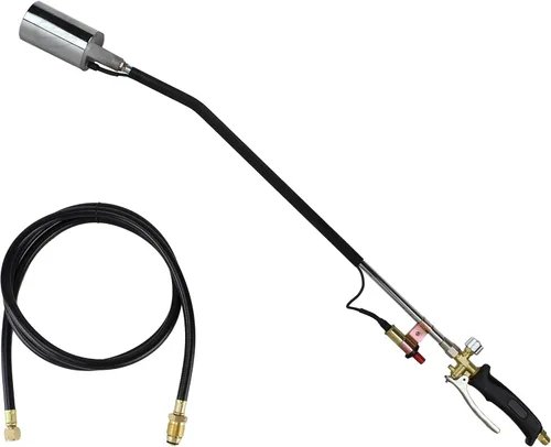 Vista 8 de TITUS Push-Start Antorcha de malezas de propano de alto rendimiento para techos de nieve de hielo de madera