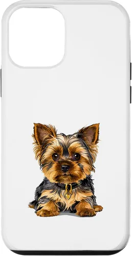 Vista 16 de Adorable Yorkshire Yorkie Terrier Puppy Yorky Funda para iPhone 16