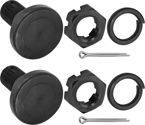 Vista 3 de Caltric Kit de tornillos de hoja con tuerca castillo compatible con cortador giratorio King Kutter L40 L48 L60 L72 P48 P60 P72 501001
