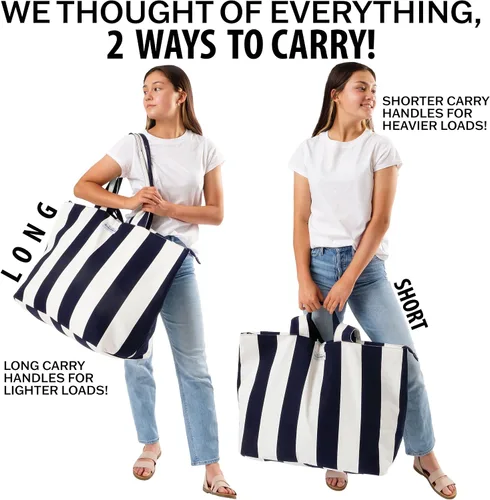Vista 5 de Foundry by Fit + Fresh, All The Things - Bolsa de mano, equipaje, bolsa de lona de viaje, bolsas de fin de semana para mujer