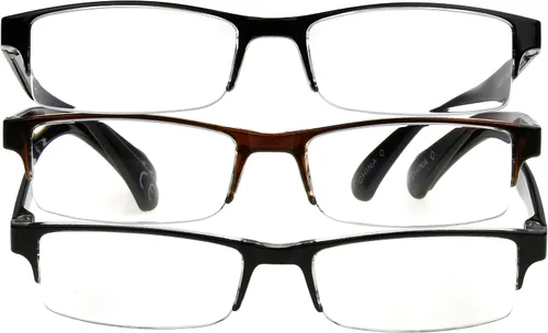 Vista 3 de Foster Grant Gafas de lectura rectangulares Pete para hombre