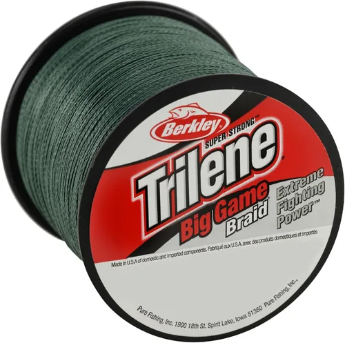 Vista 4 de Berkley Trilene Big Game - Línea de pesca trenzada Verde Lo-Vis
