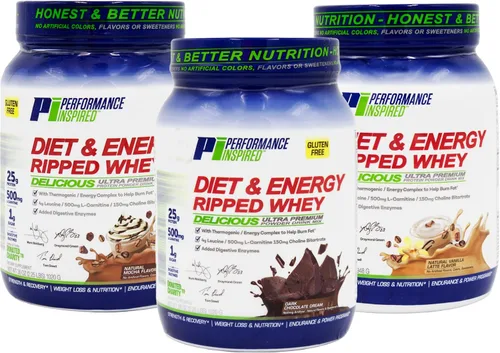 Vista 6 de Performance Inspired Nutrición Dieta y Energía Proteína de Suero Rasgado, Sueño de Chocolate Oscuro; Estilo #: RWDKC