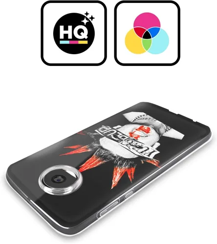 Vista 2 de Head Case Designs Officially Licensed Yungblud Face Graphics Soft Gel Case Compatible with Moto E7 Power/Moto E7i Power