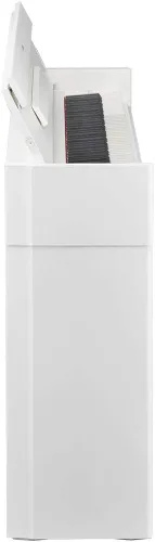 Vista 6 de Yamaha YDPS54WH Serie Arius - Piano de consola digital delgado, blanco satinado