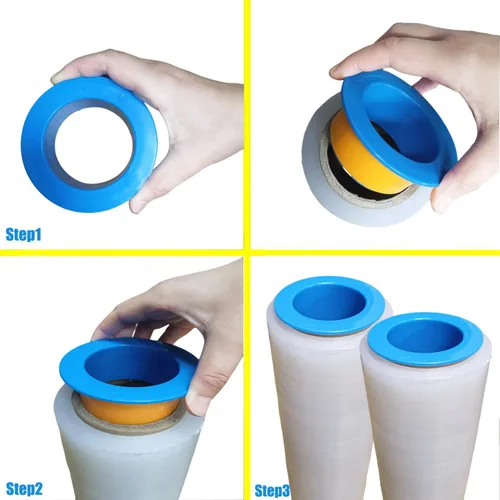 Vista 4 de 3 pares de película elástica de plástico protector de mano, mango protector de película elástica, extractor de película manual, compatible