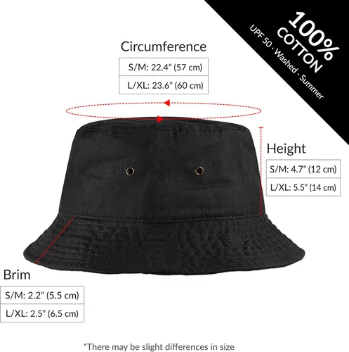 Vista 6 de The Hat Depot - Sombrero unisex, 100% algodón, 300N, fácil de guardar para viajar, playa y verano
