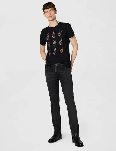 Vista 6 de John Varvatos Camiseta de mano Multi Peace para hombre