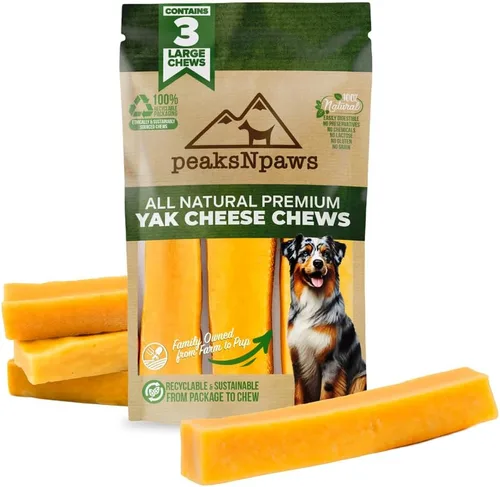 Vista 12 de peaksNpaws Yak Cheese - Masticables para perros del Himalaya, con alto contenido de proteínas, golosinas naturales para perros pequeños, sin