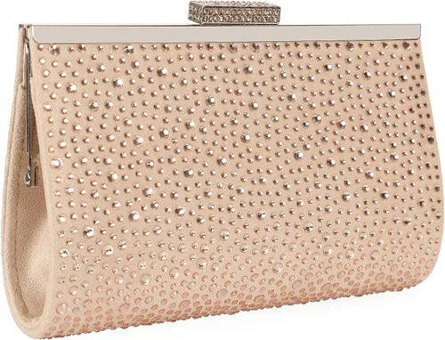 Vista 2 de DEXMAY Crystal Clutch Purse for Women Rhinestone Frame Clutch Handbag for Party