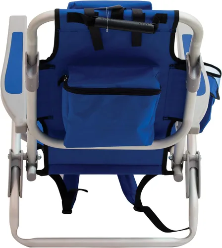 Vista 16 de Rio Beach - Silla de playa plegable de 5 posiciones para niños, color azul