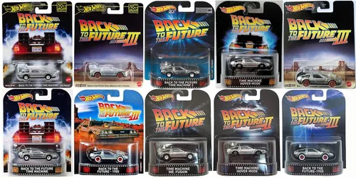 Vista 3 de Hot Wheels 2018 Retro Entertainment. Regreso al futuro Time Machine 2 DeLorean