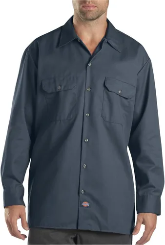 Vista 11 de Dickies Camisa de trabajo de manga larga para hombre Air Force Blue V1