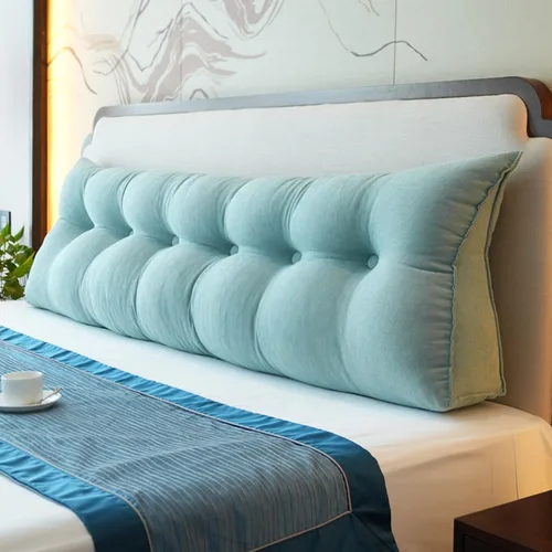 Vista 8 de Cojín de respaldo de lectura para cabecero, sofá cama, cabecera tapizada, almohada de cuña grande con soporte de espalda, almohada lumbar