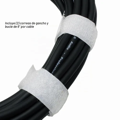 Vista 7 de GLS Audio XLR macho a cable de conexión TRS de 1/4 de pulgada, negro, 25 pies, conector XLR