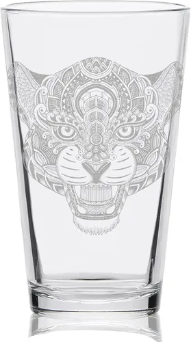 Vista 3 de LumEngrave Espíritu Animal Bear - Vaso de pinta grabado Gran idea de regalo de animales