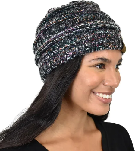 Vista 539 de C.C Trendy Warm Chunky Soft Stretch Cable Knit Beanie