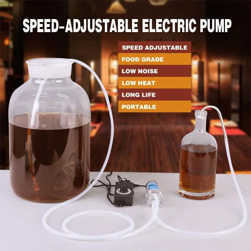 Vista 2 de Bomba eléctrica de transferencia de agua doméstica de 110V con velocidad ajustable para máquina de hielo, máquina de café, refrigeración por agua