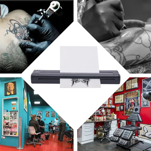 Vista 6 de Impresora de plantillas de transferencia de tatuajes portátil térmica inalámbrica