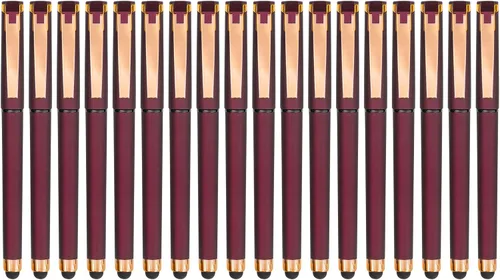 Vista 10 de Linbsunne - Bolígrafos de gel negros de 0.7mm, punta media, bolígrafos de oficina, bolígrafos 2 en 1 con lápiz táctil para pantallas táctiles