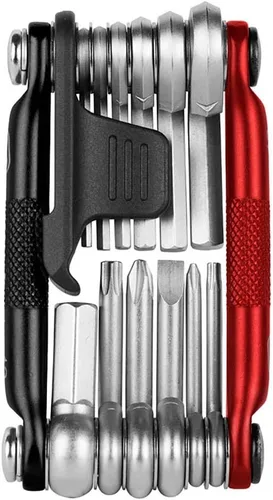 Vista 10 de Crankbrothers Multi Tool M 5 Bike Tool - MTB Multi-Tool Gold - 5 herramientas de bicicleta (herramienta 5 en 1), ergonómicas y ligeras