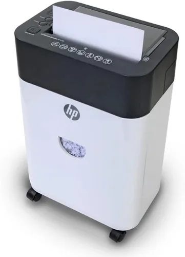 Vista 11 de HP - Trituradora de papel micro cortada, manual de 14 hojas, alimentación
