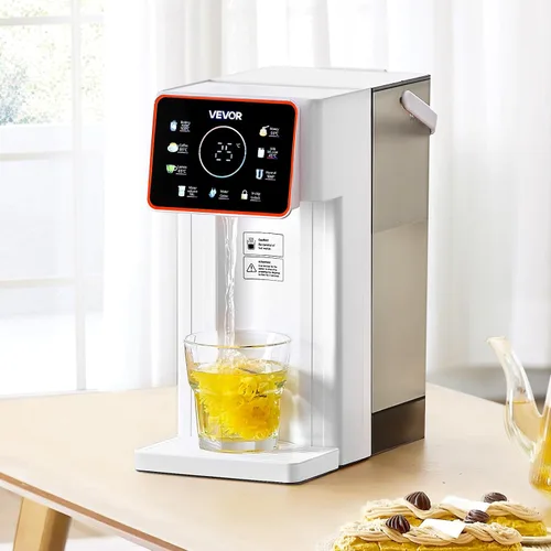 Vista 8 de VEVOR Dispensador de agua caliente instantáneo, dispensador de agua hirviendo para encimera con 6 temperaturas ajustables y 7 volúmenes de agua