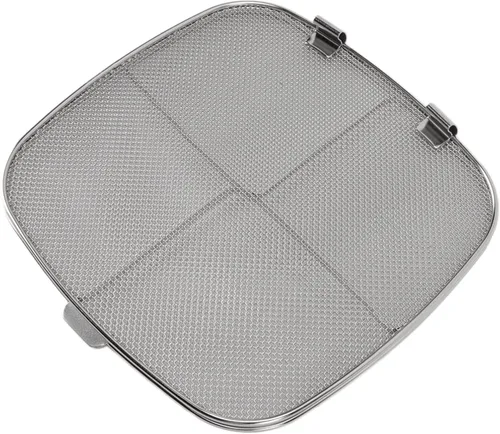 Vista 9 de Salpicaduras de freidora, doble, pantallas de salpicadura de doble cubierta de freidora de acero inoxidable 304 protector de salpicaduras de grasa