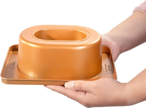 Vista 3 de SCS Direct Cook's Choice Better Baker - Tazón de postre comestible 2 en 1 y mini panificadora con libro de recetas de recetas - Molde para hornear