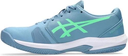 Vista 5 de ASICS Solution Swift Ff 2 Tenis de pádel para hombre, Saba Blue Vital Green, 9.5 US