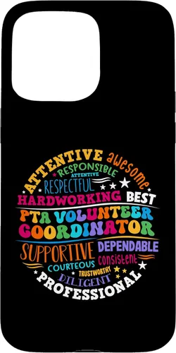 Vista 28 de iPhone 16 Parents Teacher Association PTA Volunteer Coordinator Case
