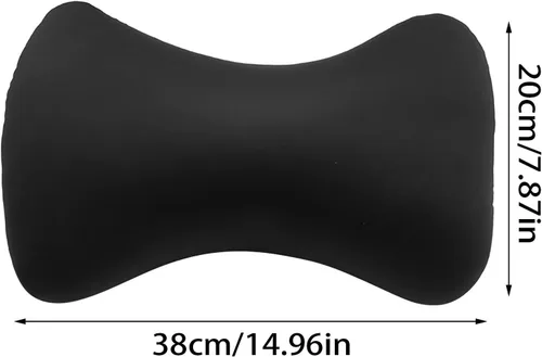Vista 4 de Almohadas de microperlas divertidas de 15 x 8 pulgadas para dormir de lado, almohadas de cuello de microcuentas suaves para dormir, diseño