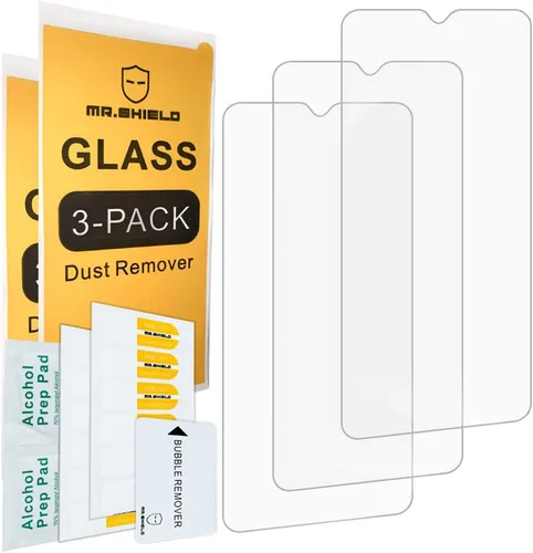 Vista 2 de Mr.Shield Paquete de 3 protectores de pantalla de vidrio templado para Nokia G400 5G [Versión de pantalla de cubierta máxima actualizada] Vidrio