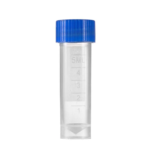 Vista 3 de 50 piezas de 0.2 fl oz de plástico graduado vial muestra botella contenedor contenedor tubos con tapas de rosca Botellas vacías de almacenamiento