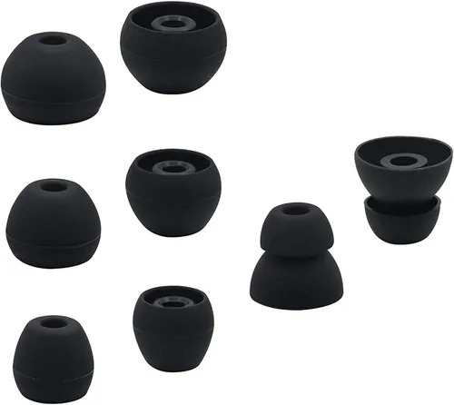Vista 3 de ALXCD Almohadillas de repuesto para auriculares inalámbricos Beats Flex, S, M, L, D, 4 tamaños, 4 pares de almohadillas de silicona suave, apto