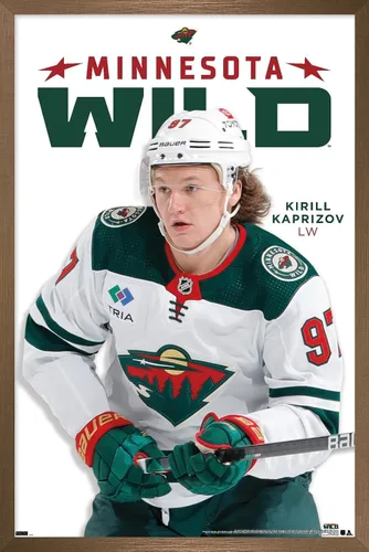Vista 17 de Trends International NHL Minnesota Wild - Póster de pared de la serie 23 de Kirill Kaprizov, 22.4 pulgadas de largo x 14.7 pulgadas, versión