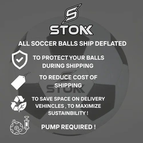 Vista 4 de Balón de fútbol para entrenamiento y nivel de entrada, tamaños 3/4/5 con bomba, tamaño y peso oficiales, fútbol de PVC duradero para juego