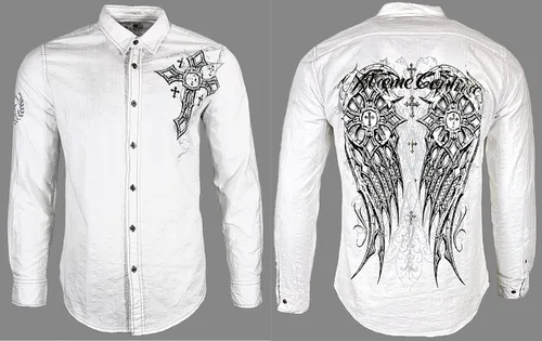Vista 7 de Xtreme Couture by Affliction - Camisa abotonada para hombre