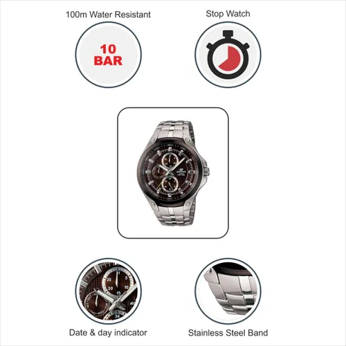 Vista 6 de Casio General de los hombres relojes Edifice Multi Hand ef-326d-5avdf4