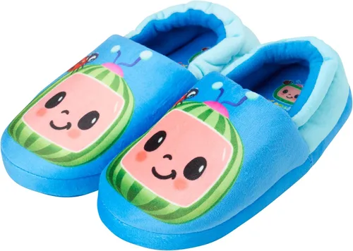 Vista 3 de Cocomelon Pantuflas unisex para niños y niñas mocasines de felpa sin cordones niño pequeñoniño pequeño
