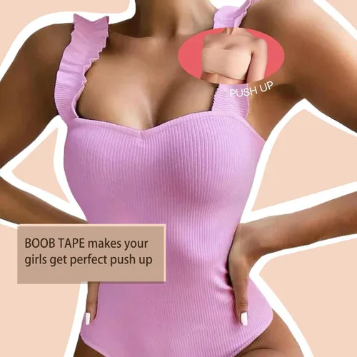 Vista 6 de KEYTOLUCK Breast Lift Tape Bobtape Push up Bob Tape for Large Breast Lift,Fashion Invisible Bra Lift Tape