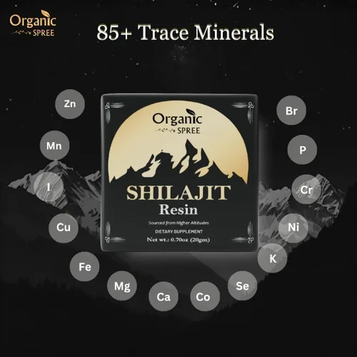 Vista 3 de ORGANIC SPREE Resina Shilajit de 0.70 onzas (0.70 onzas) de resina con más de 85 oligominerales, 75% más de ácido fúlvico, apoya la energía