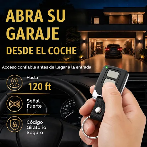Vista 5 de Control remoto para abridor de puerta de garaje, para Lift Master Chamberlain Craftsman Control remoto para abridor de puerta de garaje 893LM 893Max