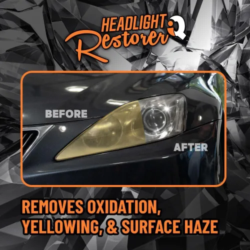 Vista 7 de Chemical Guys Kit de restauración de faros y cerámica, 16 Fl Oz (paquete de 1) All-in-one formula clears cloudy, yellowed headlights and leaves a
