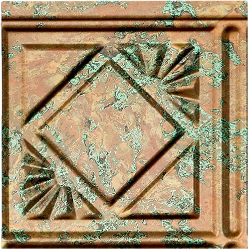 Vista 9 de FASÄDE Vinilo decorativo de estilo tradicional / patrón 4 de 18 x 24 pulgadas en muro en bronce antiguo (paquete de 5)