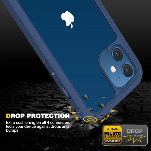 Vista 689 de DIACLARA - Funda transparente compatible con iPhone XR 6.1 pulgadas 2018