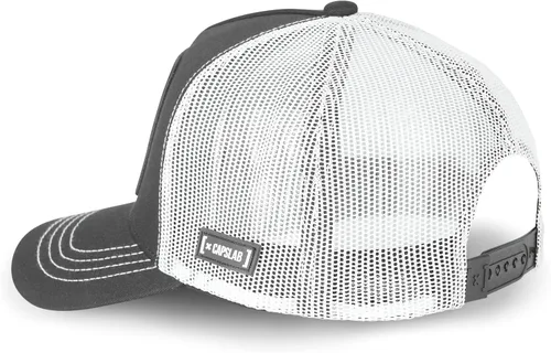 Vista 4 de Snoopy The Peanuts - Gorra de camionero azul y gris