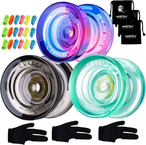 Vista 16 de MAGICYOYO Paquete de 3 yoyos sensibles para niños principiantes, K2