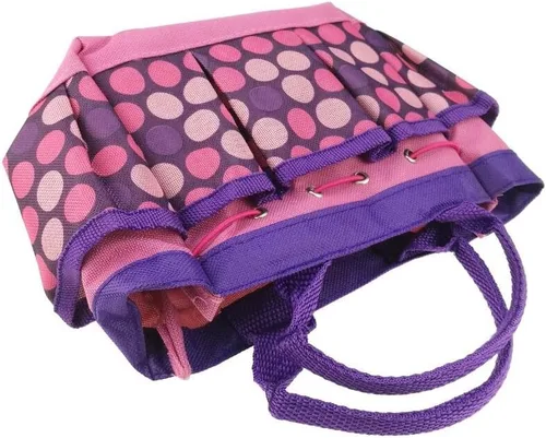 Vista 4 de Apol Juego de herramientas de jardinería para niños, incluye regadera, guantes, pala, tenedor y bolsa de transporte, regalo para niñas y niños (rosa)