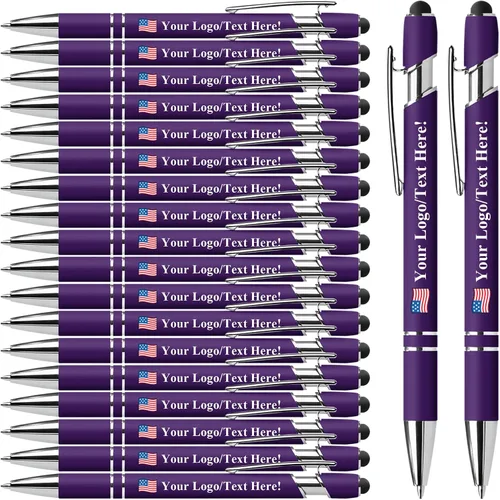 Vista 19 de Bolígrafos personalizados con lápiz capacitivo, bolígrafos personalizados impresos con tu logotipo o mensaje, ideales para regalos, promociones